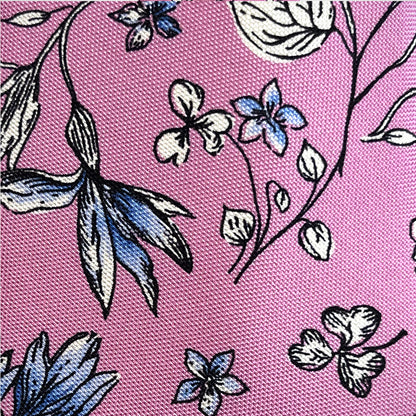 'Graphic Floral on Pink' Tie