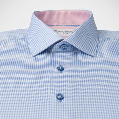 'Elegant Houndstooth' Dress Shirt