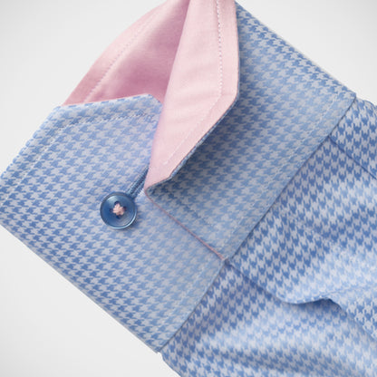 'Elegant Houndstooth' Dress Shirt