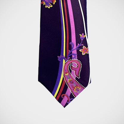 'Paisley with Punch - Plum' Tie