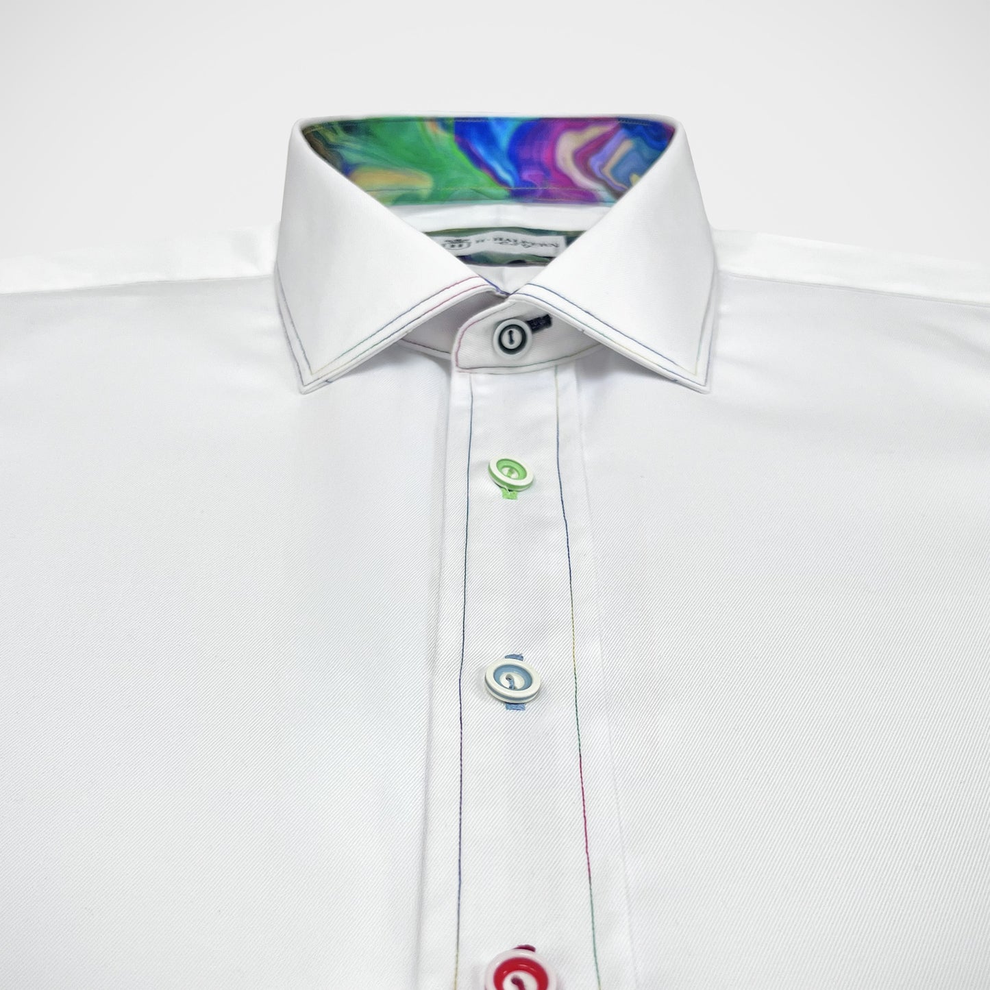 'Party in White' Dress Shirt