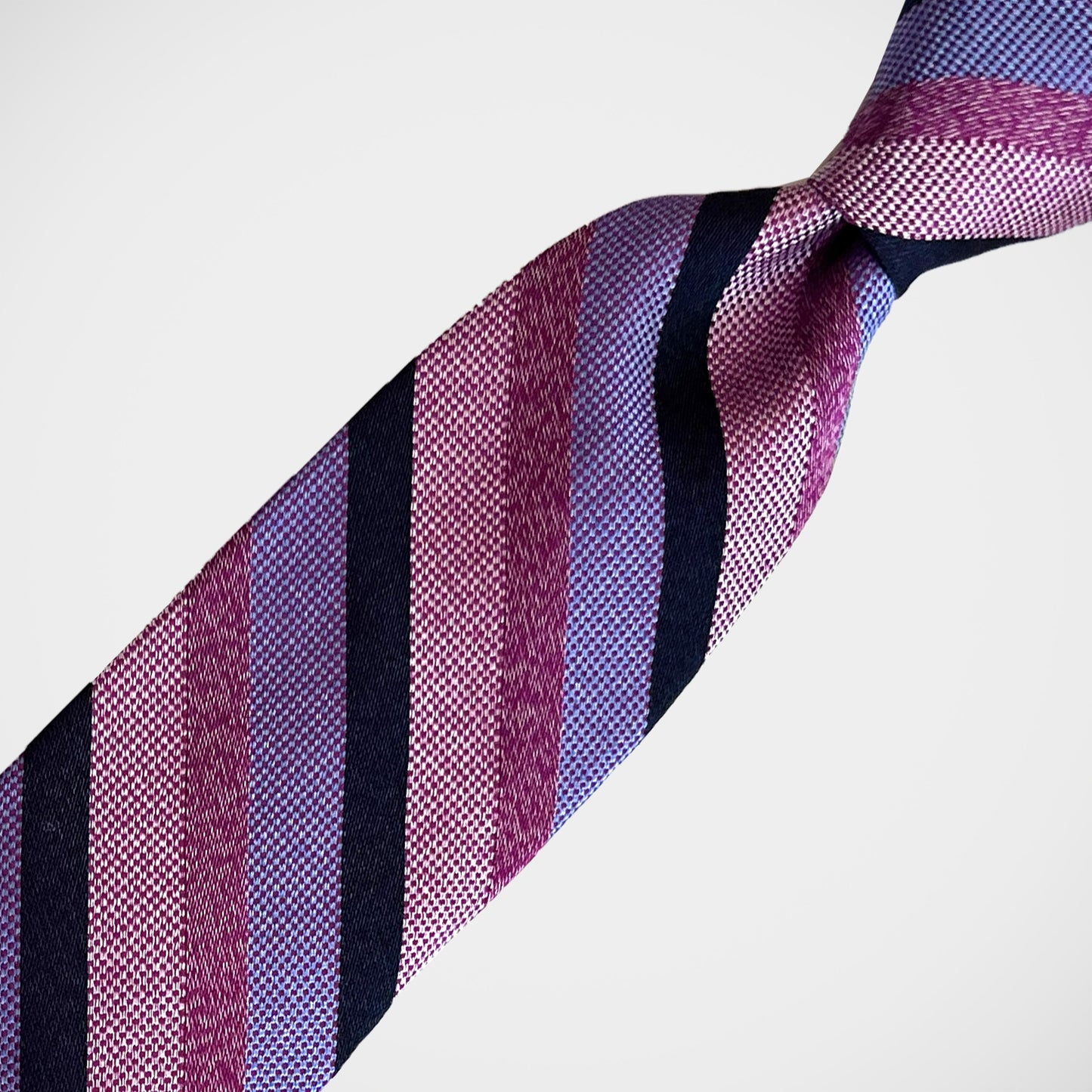 'Pop of Pink Stripe' Tie