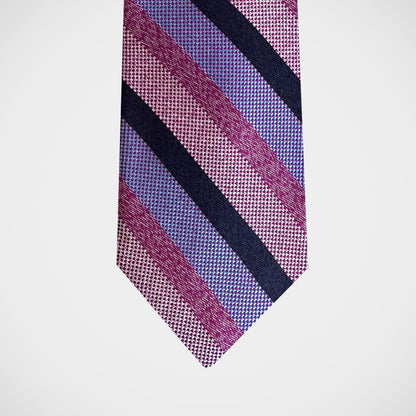 'Pop of Pink Stripe' Tie