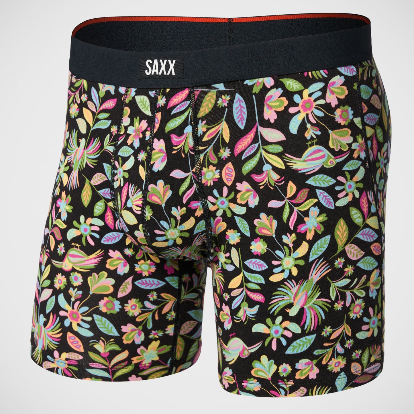 'Garden on Black' Boxer Briefs