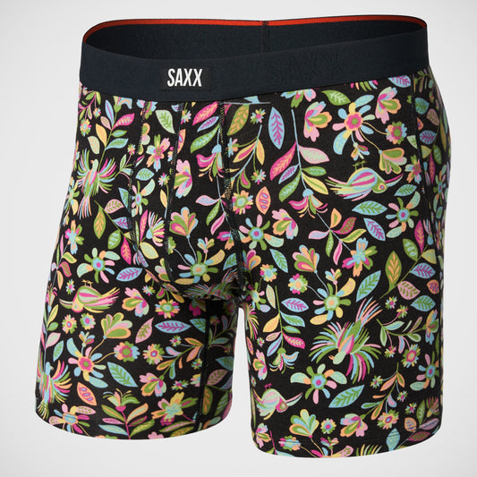 'Garden on Black' Boxer Briefs