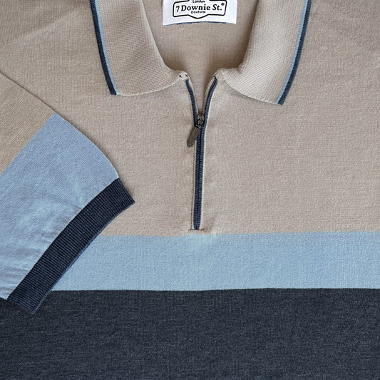 'Tri-Colour Polo' Short Sleeve Shirt