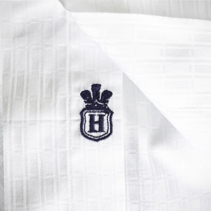 'Geometric White-on-White' Sport Shirt