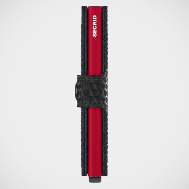 'Miniwallet - Cubic Black-Red' Wallet