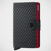 'Miniwallet - Cubic Black-Red' Wallet