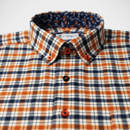 'Pumpkin Spice Flannel' Sport Shirt