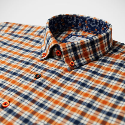 'Pumpkin Spice Flannel' Sport Shirt