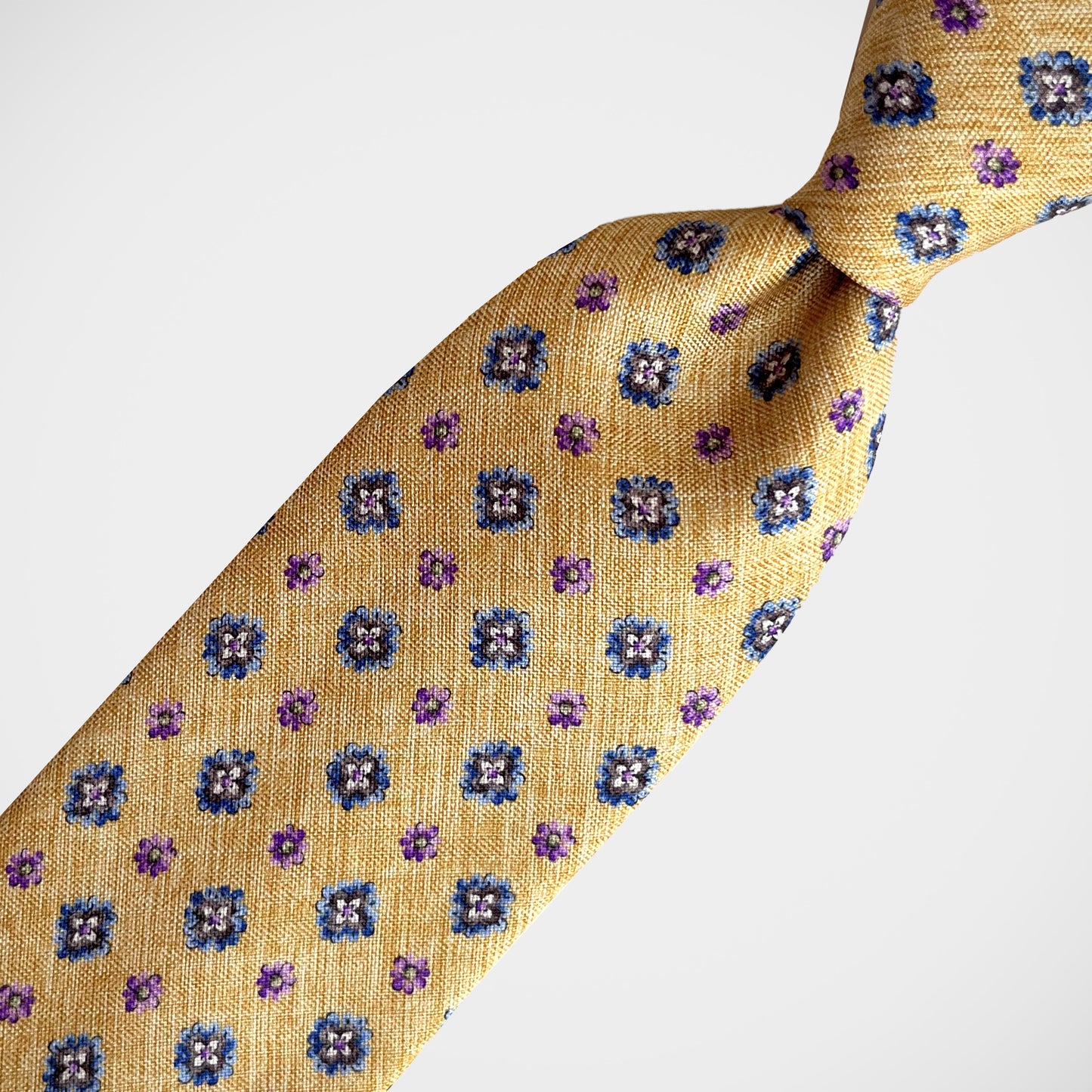 'Floral Neat on Yellow' Tie