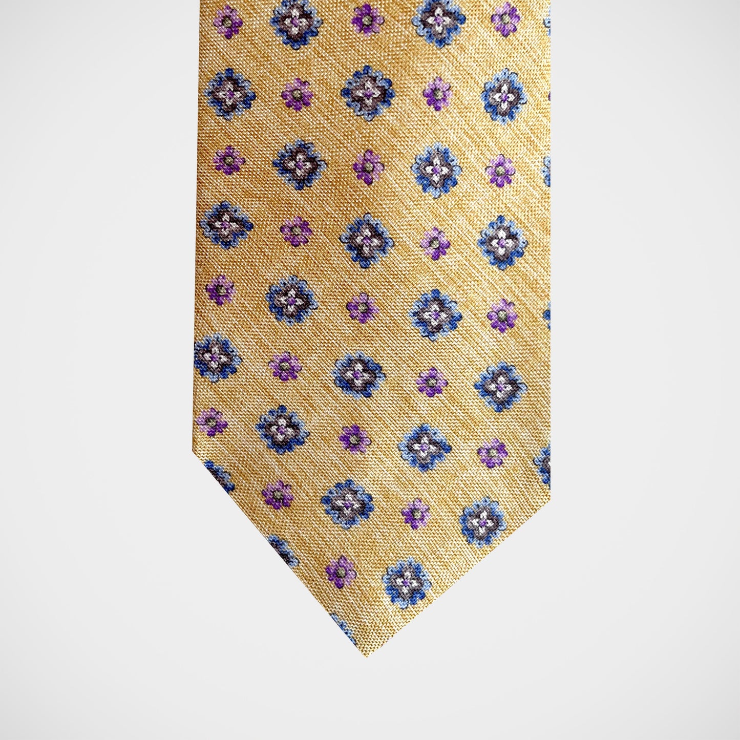 'Floral Neat on Yellow' Tie