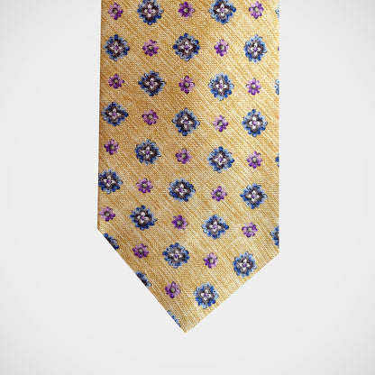 'Floral Neat on Yellow' Tie