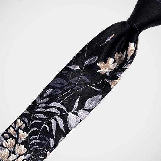 'Elegant Floral Tip' Tie