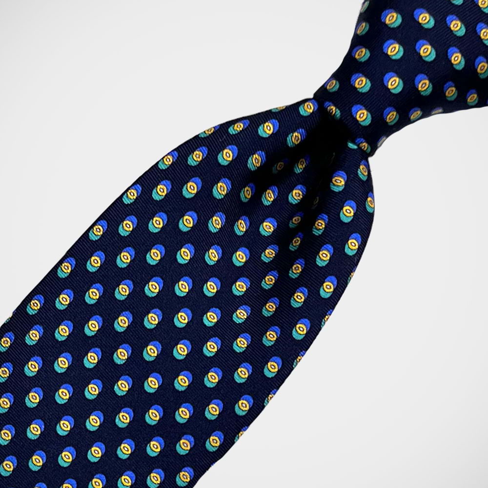 'Green & Blue Neat' Tie