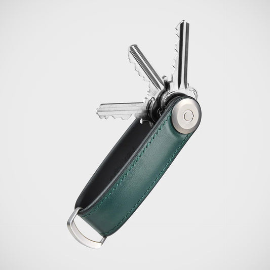 'Leather Hybrid - Green' Keyring