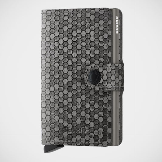 'Miniwallet - Grey Hexagon'