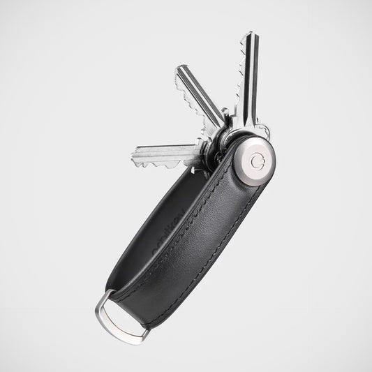 'Leather Hybrid - Black' Keyring