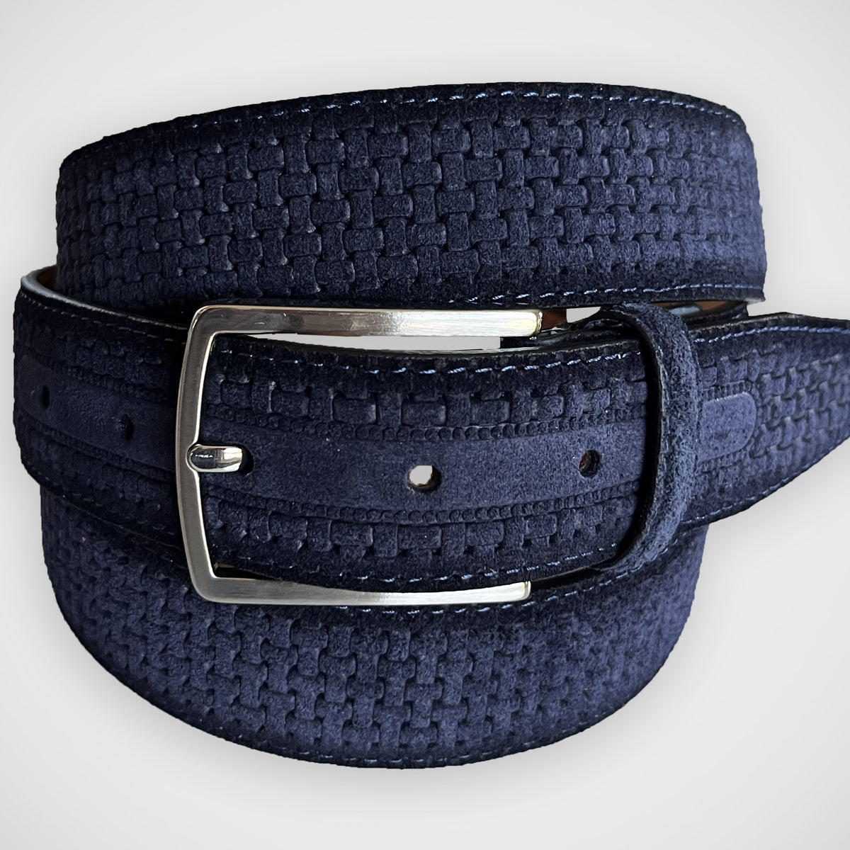 ‘Nubuck - Navy' Belt