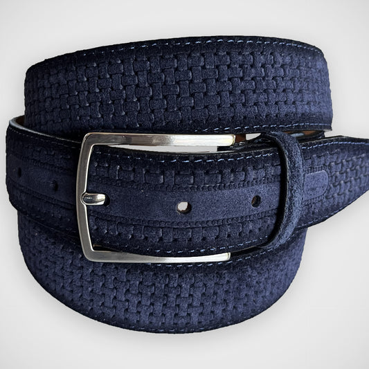 ‘Nubuck - Navy' Belt