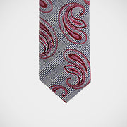 'Sweetheart Paisley on Check' Tie