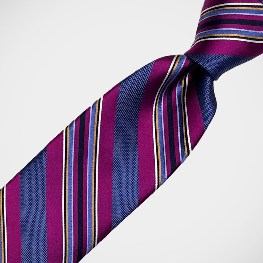 'Fuchsia Blazer Stripe' Tie