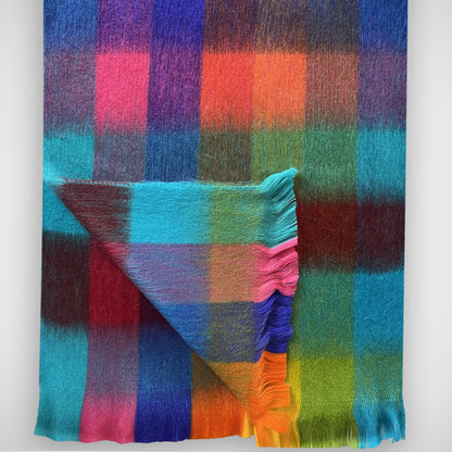 'Bright Check' Scarf