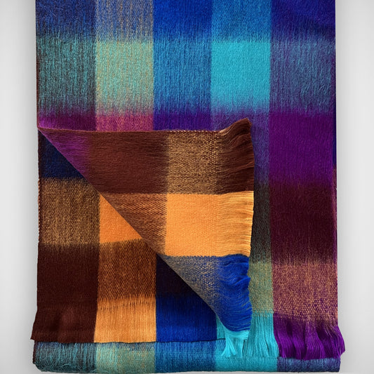 'Jewel Tone Check' Scarf