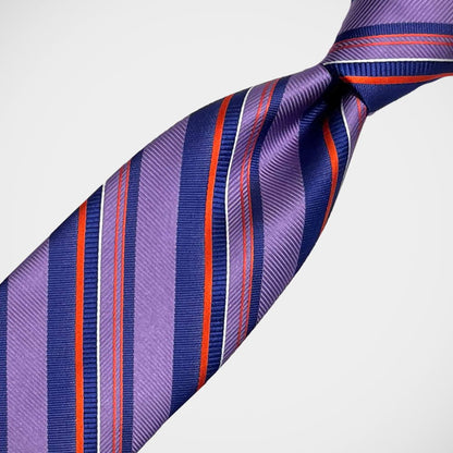 'Purple & Blue Stripe' Tie