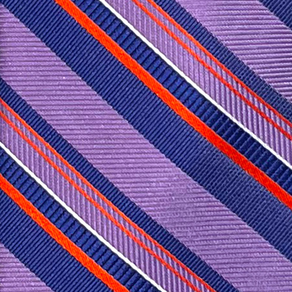 'Purple & Blue Stripe' Tie