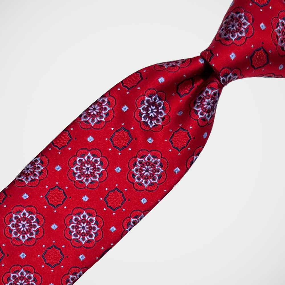 'Red Medallion' Tie