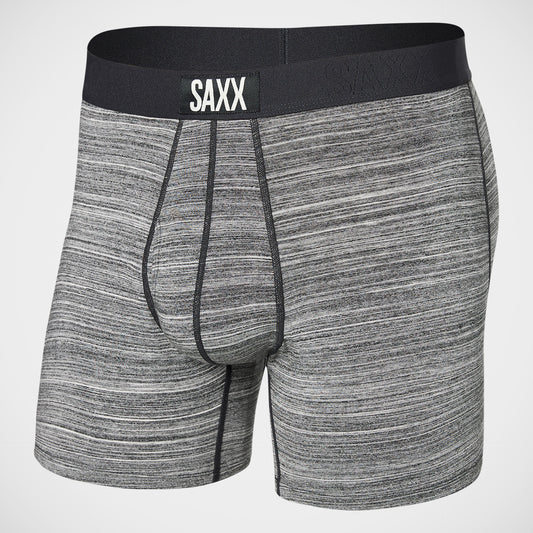 'Grey Heathered Stripes' Boxer Briefs