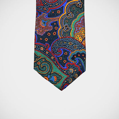 'Wild Green Paisley' Tie