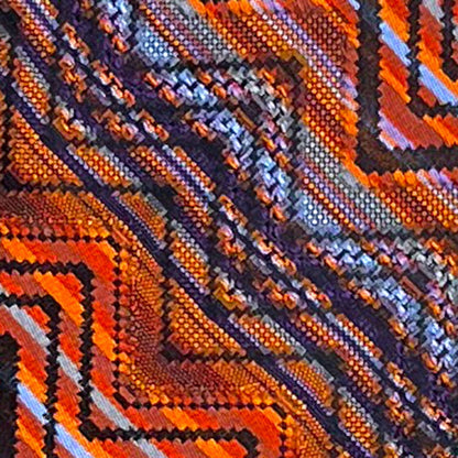 'Zigzag in Orange' Tie