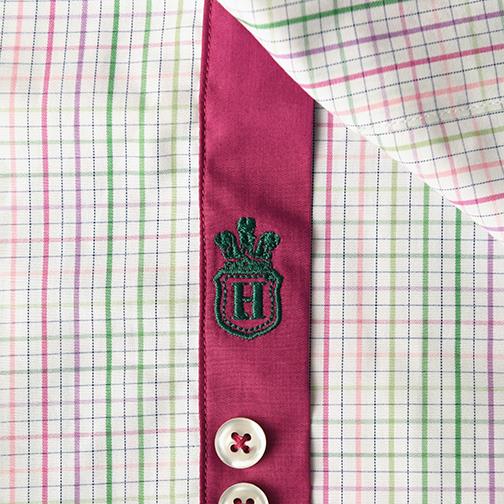 H. Halpern Esq. 'Spring Check' Dress Shirt logo