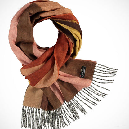 'Bold Stripes - Camel' Scarf