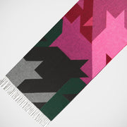 'Houndstooth - Fuchsia' Scarf