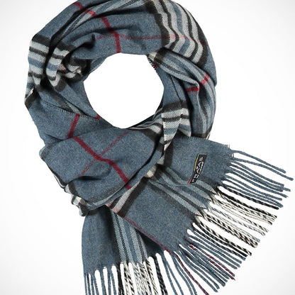 'Classic Check- Denim' Scarf