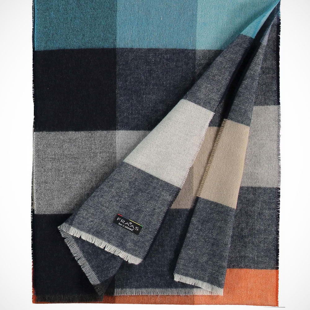 'Colour Blocks - Navy' Scarf