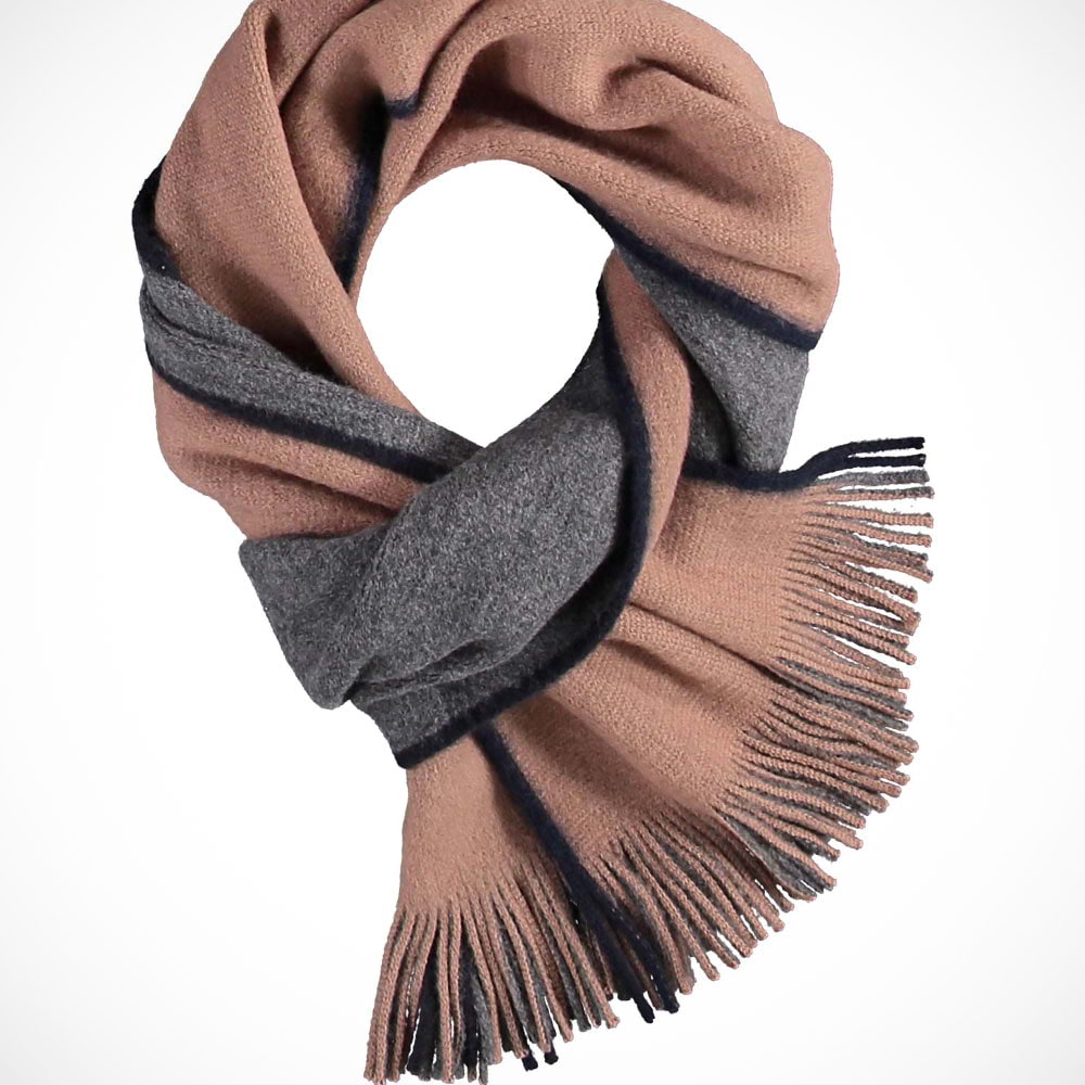 'Reversible - Camel/Grey' Scarf