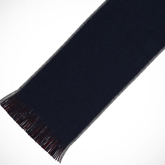 'Reversible - Navy/Burgundy' Scarf