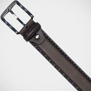 'Brown with Blue Stitching' Belt