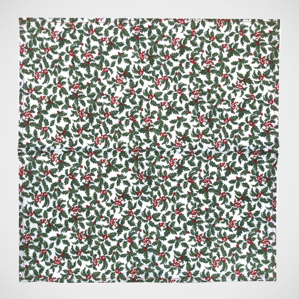 'Mistletoe' Christmas Pocket Square