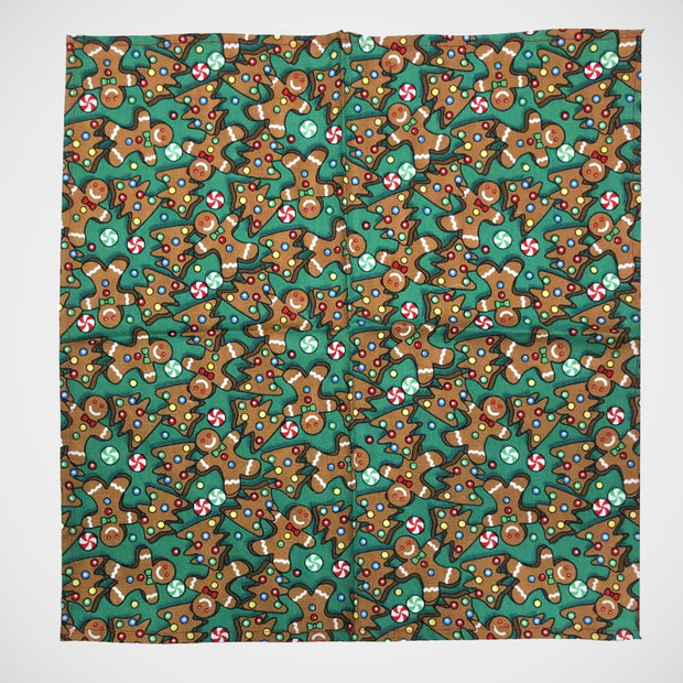 'Gingerbread' Christmas Pocket Square