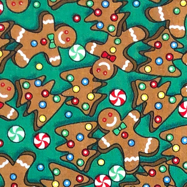 'Gingerbread' Christmas Pocket Square