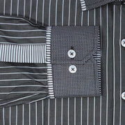 'Elite Charcoal Stripe' Sport Shirt