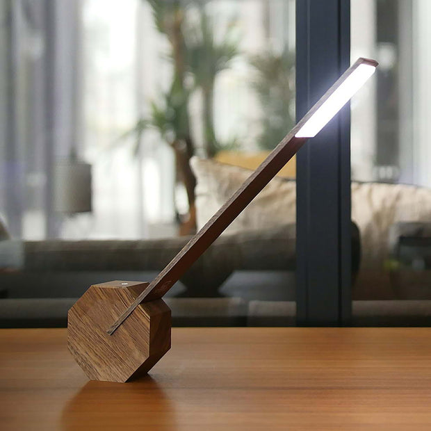 'Octagon One - Walnut' Desk Lamp