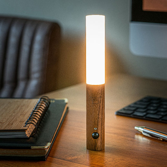 'Baton Light - Walnut' Reading Light