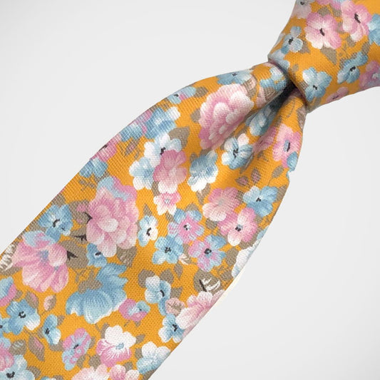 'Golden Floral' Tie